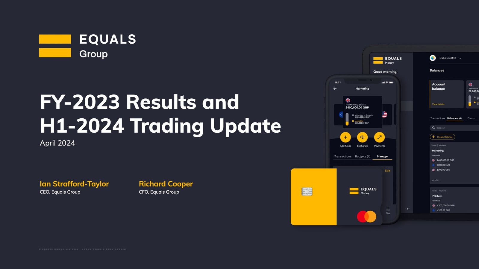 Equals Group PLC (FairFX)